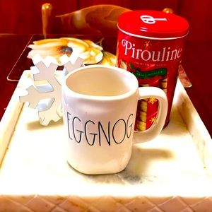 NWOT Rae Dunn Eggnog Mug (larger size);